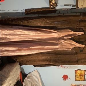 Maniju Blush Pink long prom dress